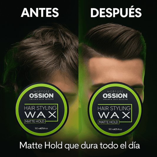 Cera para peina Ossion Matte Hold