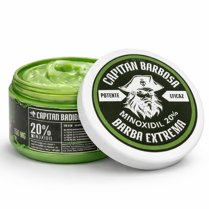Bálsamo Barba Extrema con Minoxidil 20% – Capitán Barbosa
