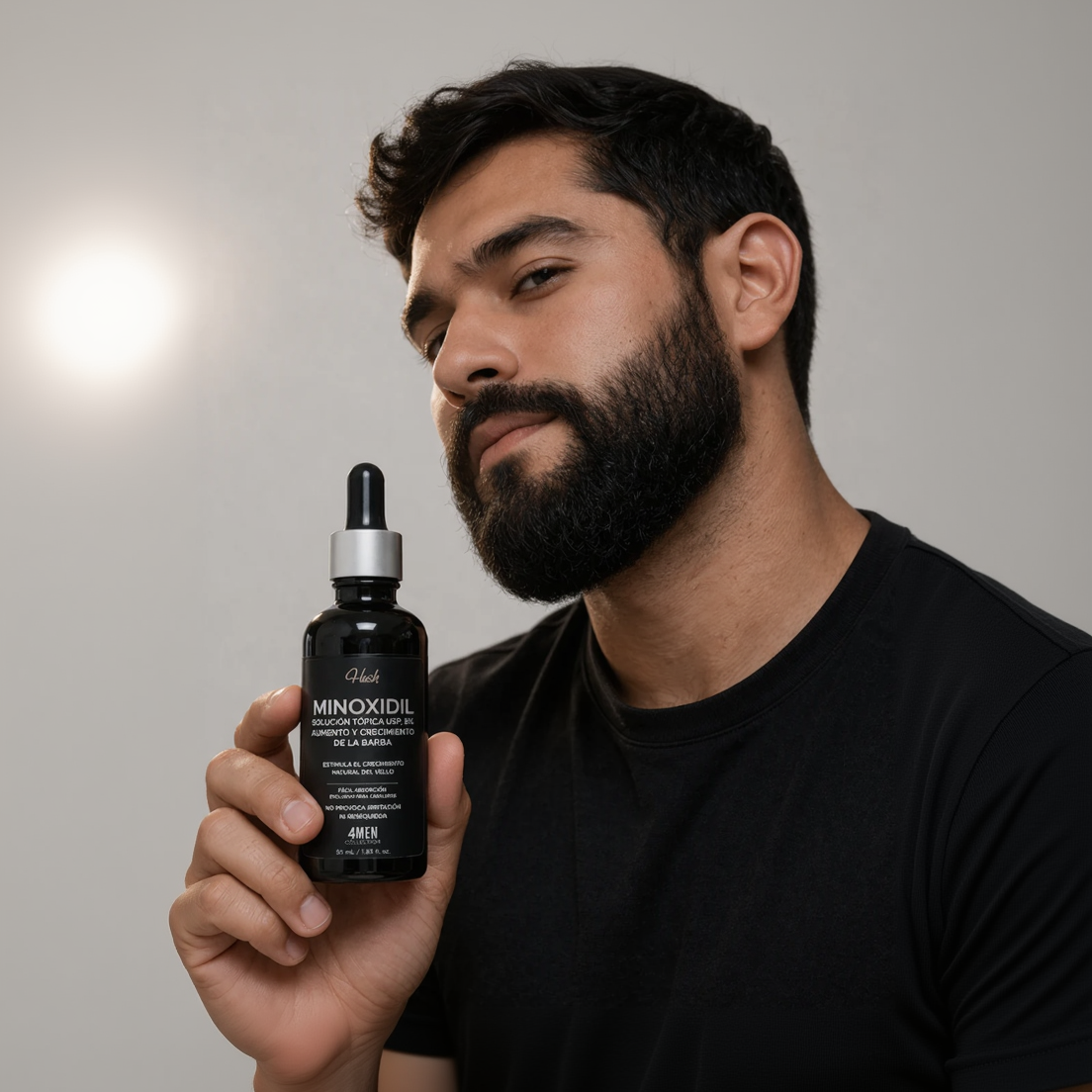 Minoxidil Solución Tópica USP 5% – Hush 4MEN Collection
