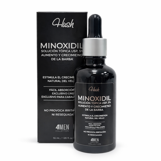 Minoxidil Solución Tópica USP 5% – Hush 4MEN Collection